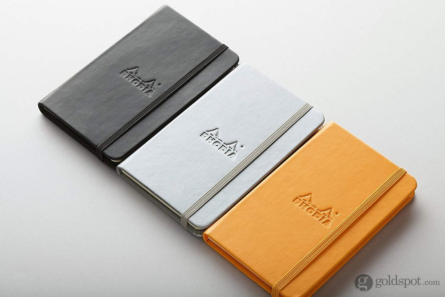 Rhodia Webnotebook Lined Paper in Silver - 3.5 x 5.5 Notebook