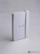 Rhodia Webnotebook Lined Paper in Silver - 3.5 x 5.5 Notebook