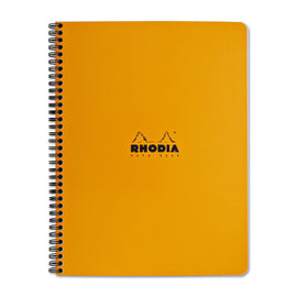 Rhodia Wirebound Paper Notebook in Orange - 8.8 x 11.7