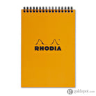 Rhodia Wirebound Paper Notebook in Orange - 5.8 x 8.3 Notebooks Journals