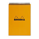 Rhodia Wirebound Paper Notebook in Orange - 5.8 x 8.3 Notebooks Journals