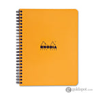 Rhodia Wirebound Paper Notebook in Orange - 6 x 8.25 Dotted Notebooks Journals