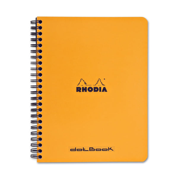 Rhodia Wirebound Paper Notebook in Orange - 6 x 8.25 Notebooks Journals