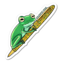 Ribbiting Rollerball Pen Sticker