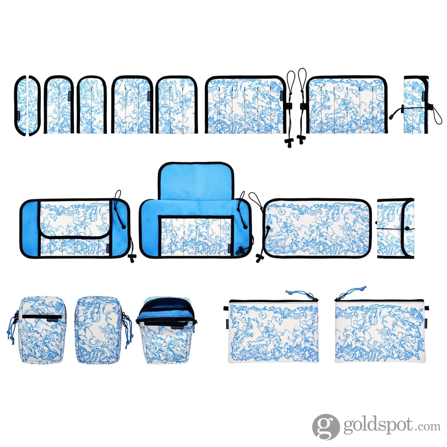 Rickshaw Bagworks Peter Pen Ocean Blue Solo Pen Sleeve Pen Case