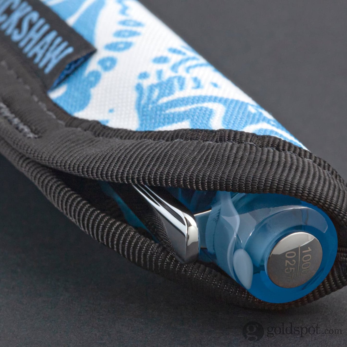 Rickshaw Bagworks Peter Pen Ocean Blue Solo Pen Sleeve Pen Case