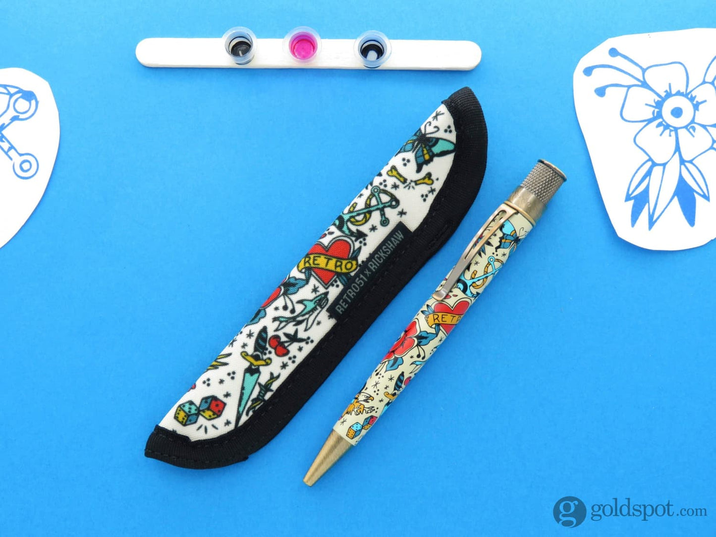 Rickshaw Bagworks Solo Pen Sleeve in Retro 51 Retro Ink Pen Cases