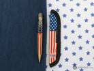 Rickshaw Bagworks Solo Pen Sleeve in Retro 51 Tribute 250 Flag Pen Cases