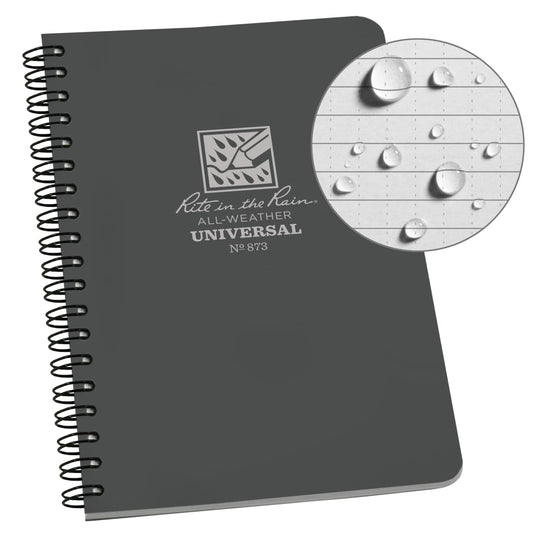 Rite In The Rain Weatherproof Spiral Universal Notebook - Gray