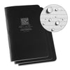 Rite In The Rain Weatherproof Stapled Notebook - FIELD FLEX - UNIVERSAL - BLACK - 3 PACK Notepads