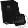 Rite In The Rain Weatherproof Stapled Notebook - FIELD FLEX - UNIVERSAL - BLACK - 3 PACK Notepads