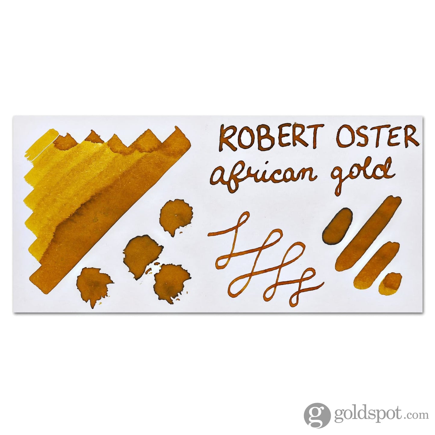 Robert Oster Bottled Ink in African Gold - 50 mL Bottled Ink