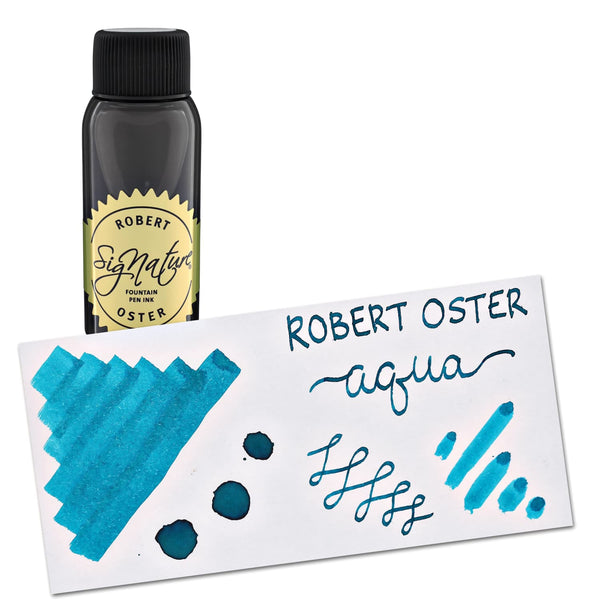 Robert Oster Bottled Ink in Aqua - 50 mL Bottled Ink