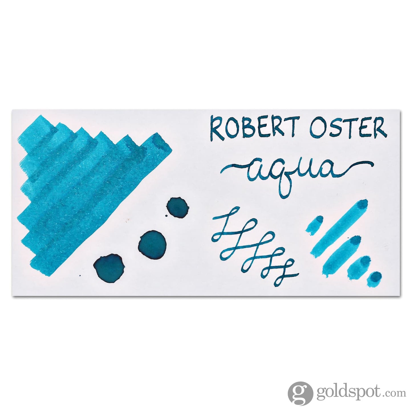 Robert Oster Bottled Ink in Aqua - 50 mL Bottled Ink