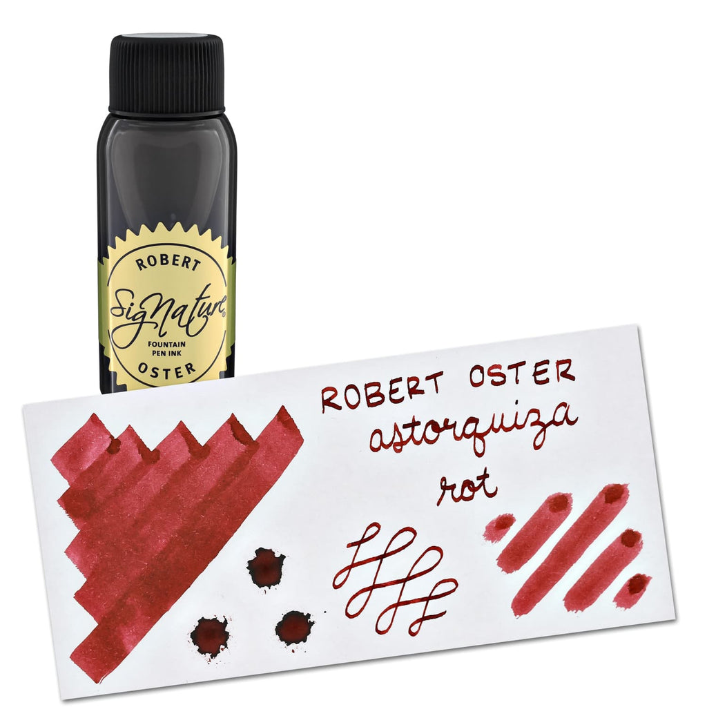 Robert Oster Bottled Ink in Astorquiza-Rot (Red) - 50 mL Bottled Ink