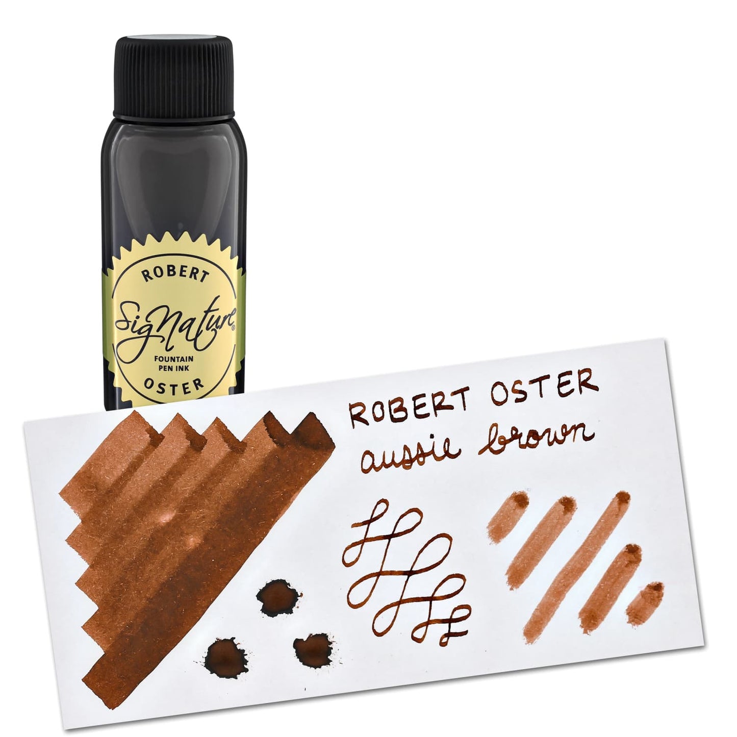 Robert Oster Bottled Ink in Aussie Brown - 50 mL Bottled Ink
