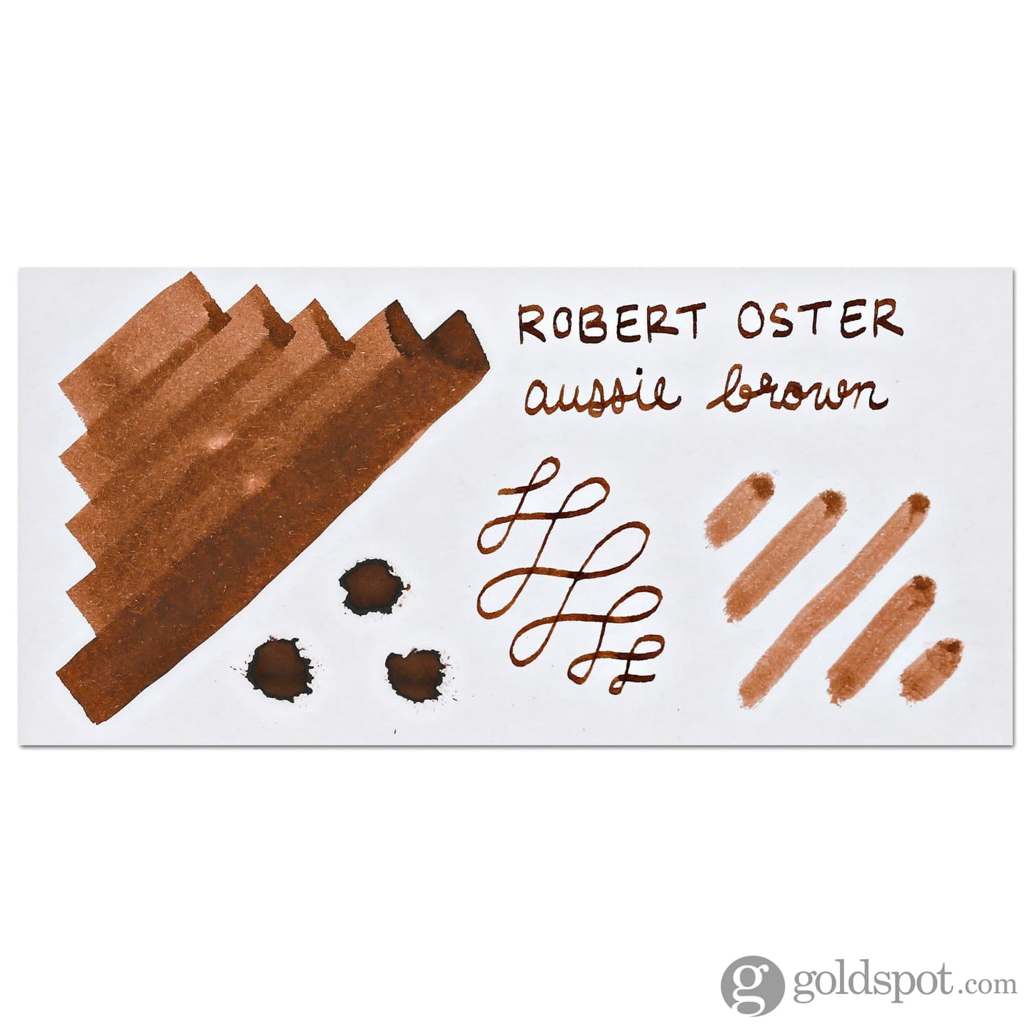 Robert Oster Bottled Ink in Aussie Brown - 50 mL Bottled Ink