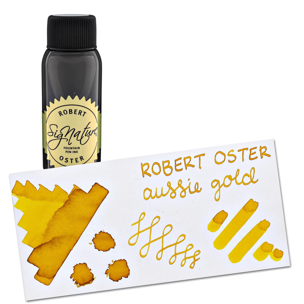Aussie Gold Ink Robert Oster Bottled Ink in Aussie Gold - 50 mL - Goldspot Pens