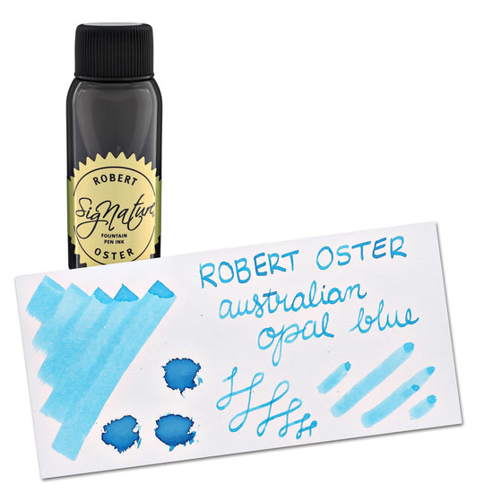 Robert Oster Bottled Ink in Australian Opal Blue -  50mL
