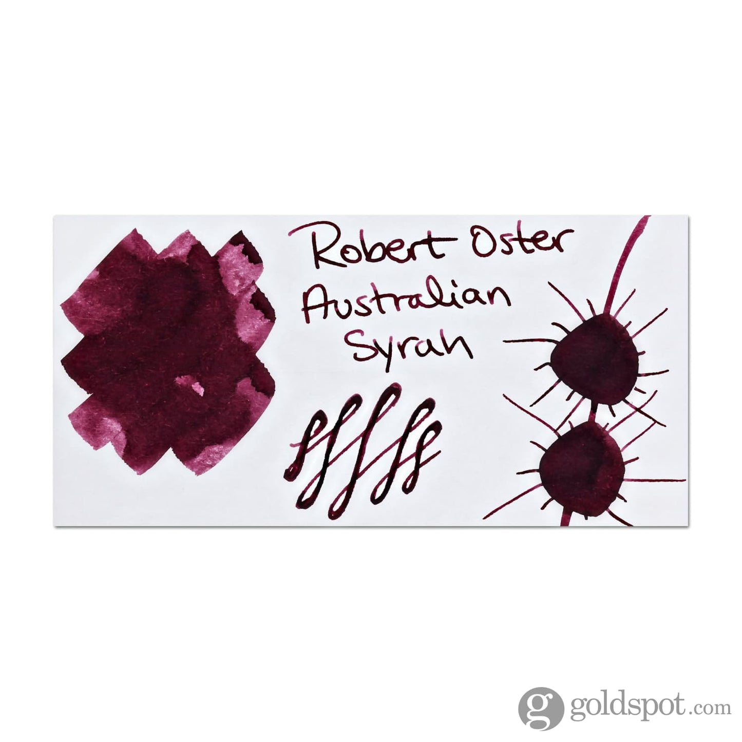 Robert Oster Bottled Ink in Australian Syrah Red - 50 mL Bottled Ink