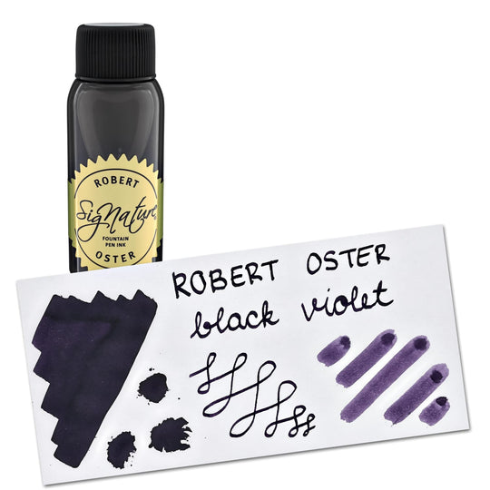Robert Oster Bottled Ink in Black Violet - 50 mL