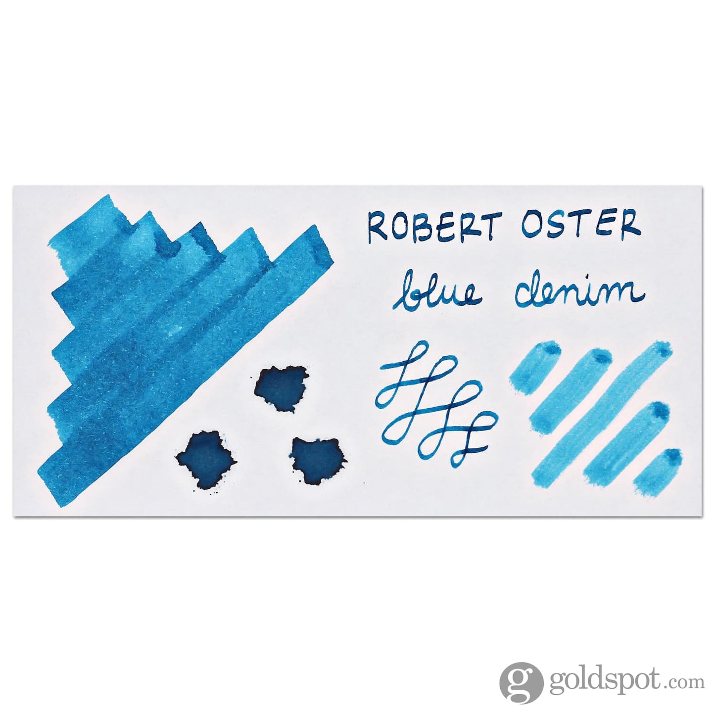 Robert Oster Bottled Ink in Blue Denim - 50 mL Bottled Ink