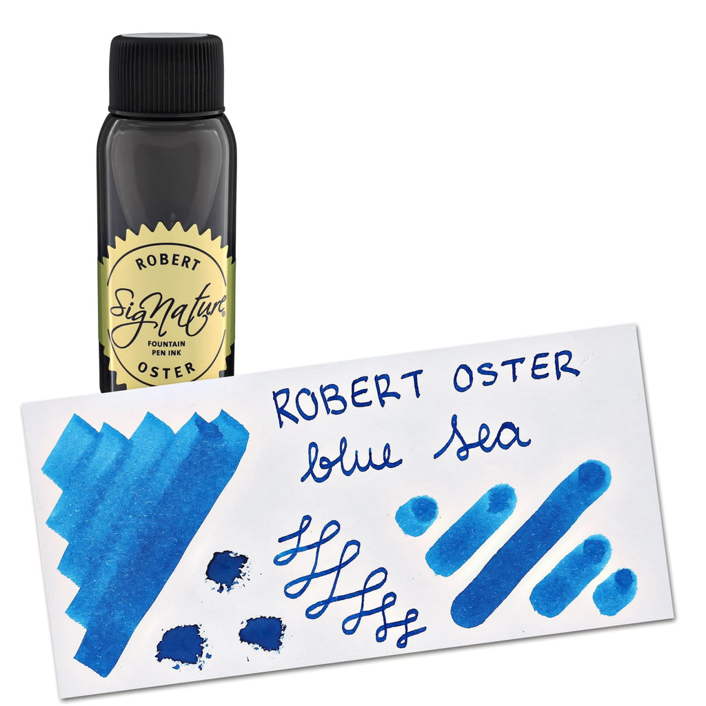 Robert Oster Bottled Ink in Blue Sea - 50 mL Bottled Ink