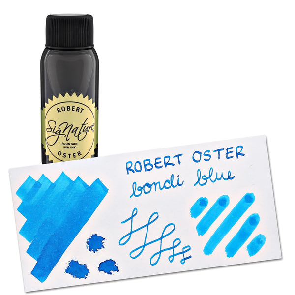 Robert Oster Bottled Ink in Bondi Blue - 50 mL Bottled Ink