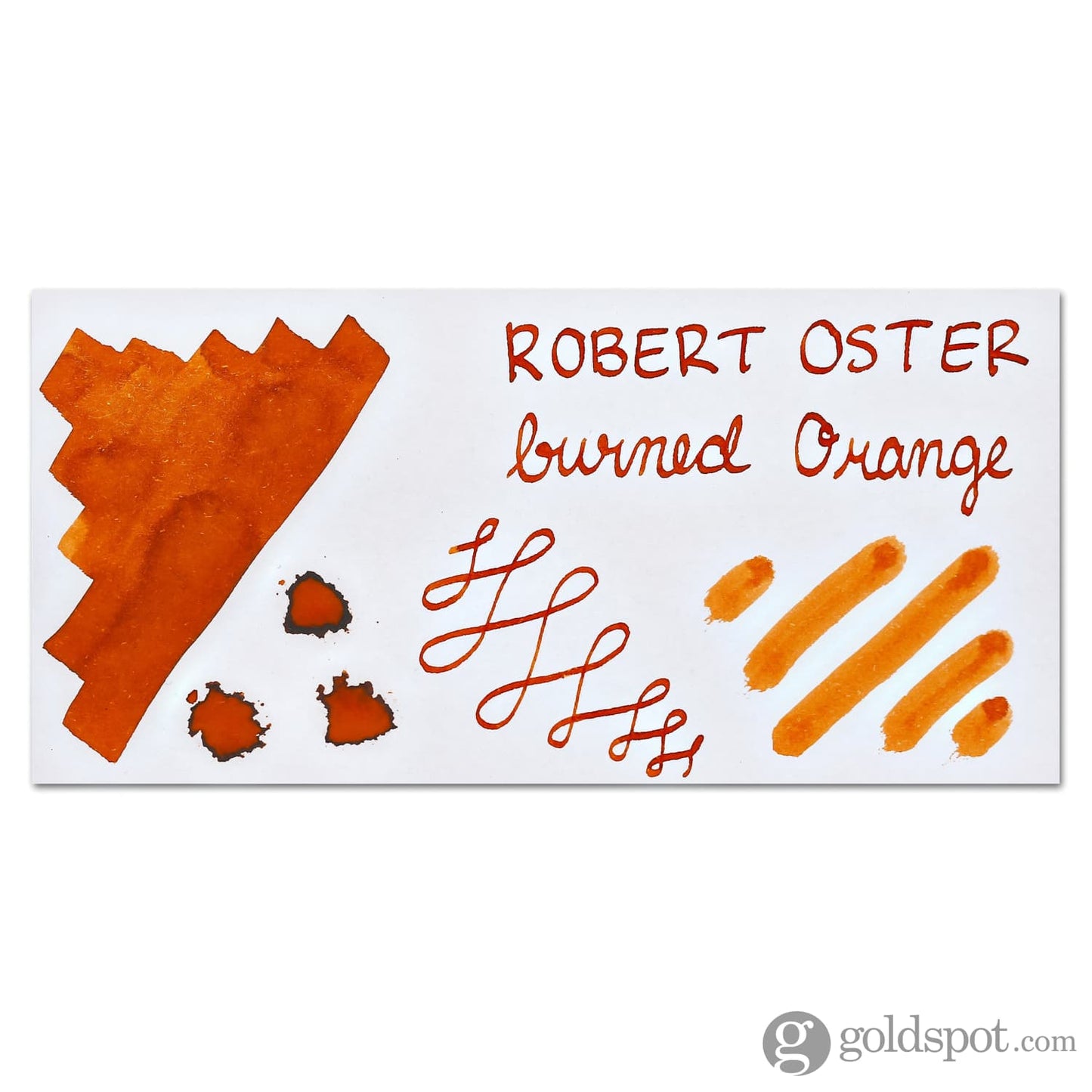 Robert Oster Bottled Ink in Burned Orange - 50 mL Bottled Ink