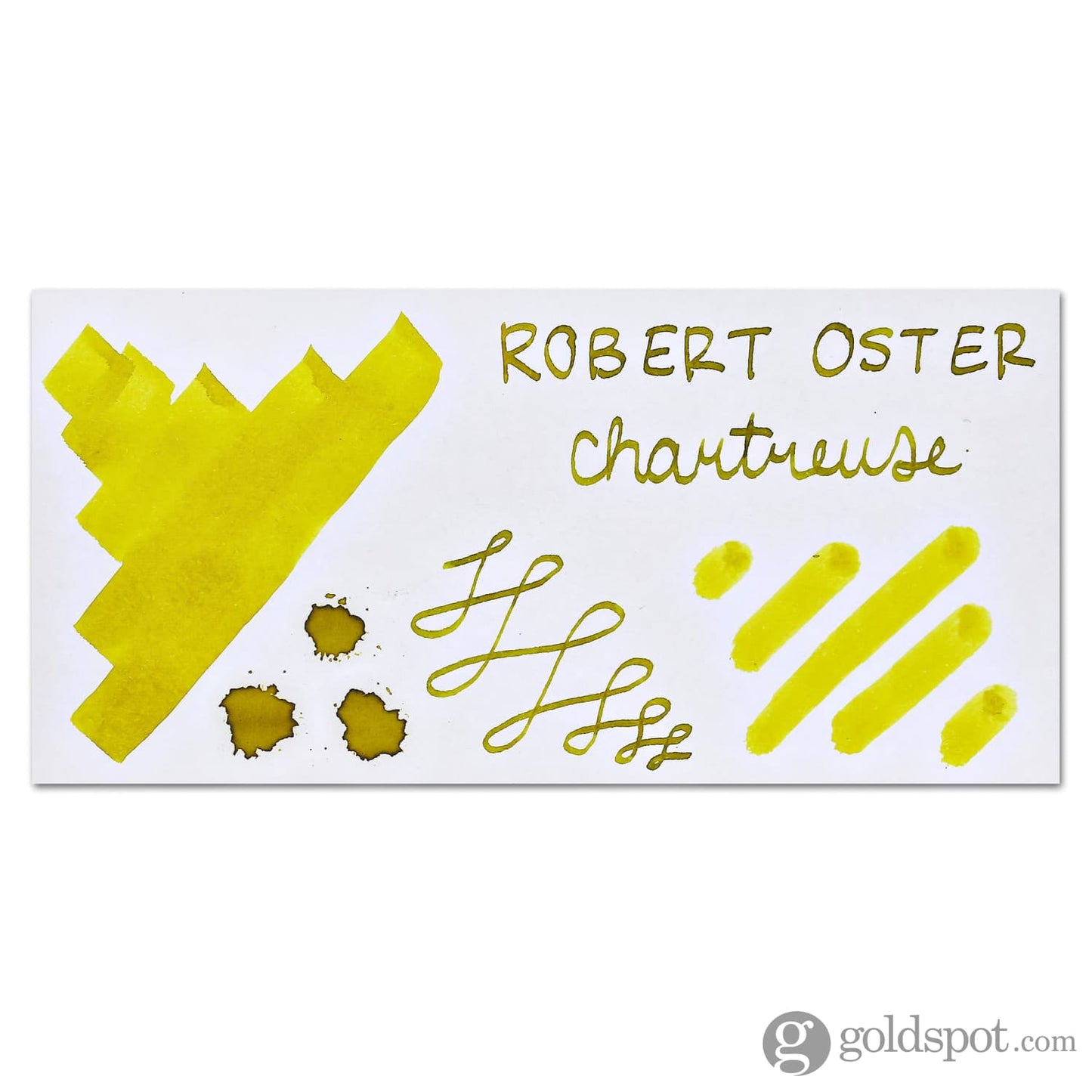 Robert Oster Bottled Ink in Chartreuse - 50 mL Bottled Ink
