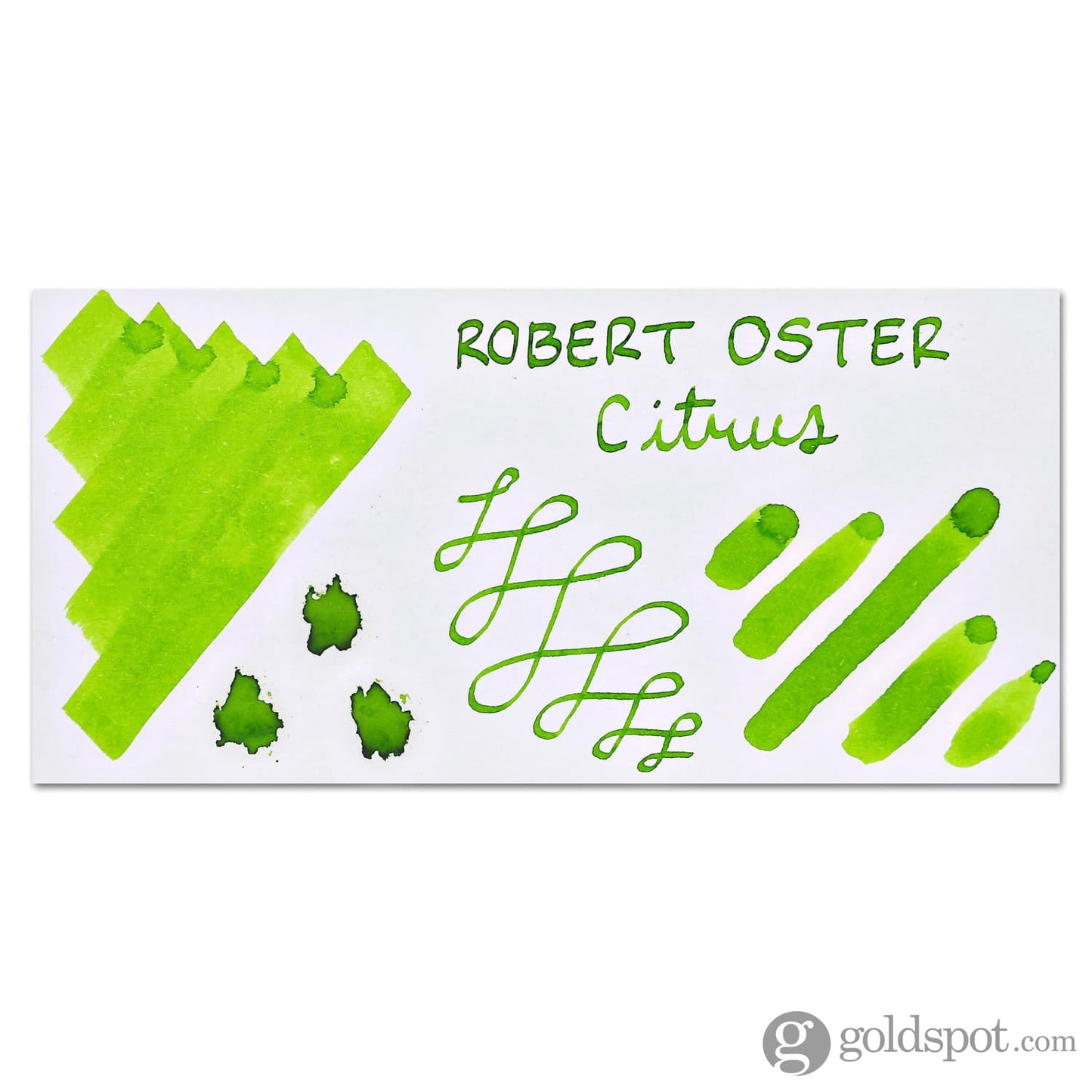 Robert Oster Bottled Ink in Citrus Green - 50 mL Bottled Ink