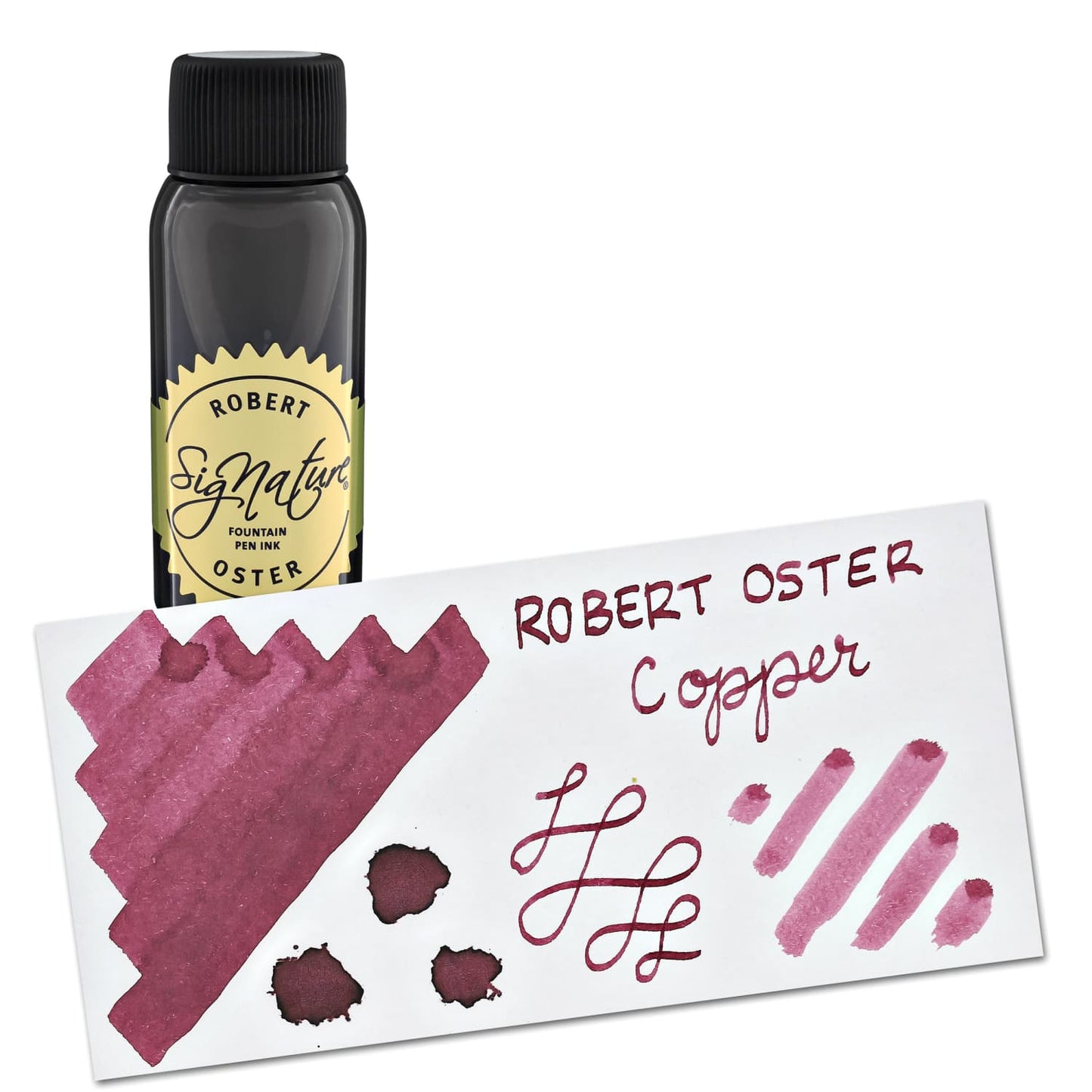 Robert Oster Bottled Ink in Copper (Red Pink) - 50 mL Bottled Ink