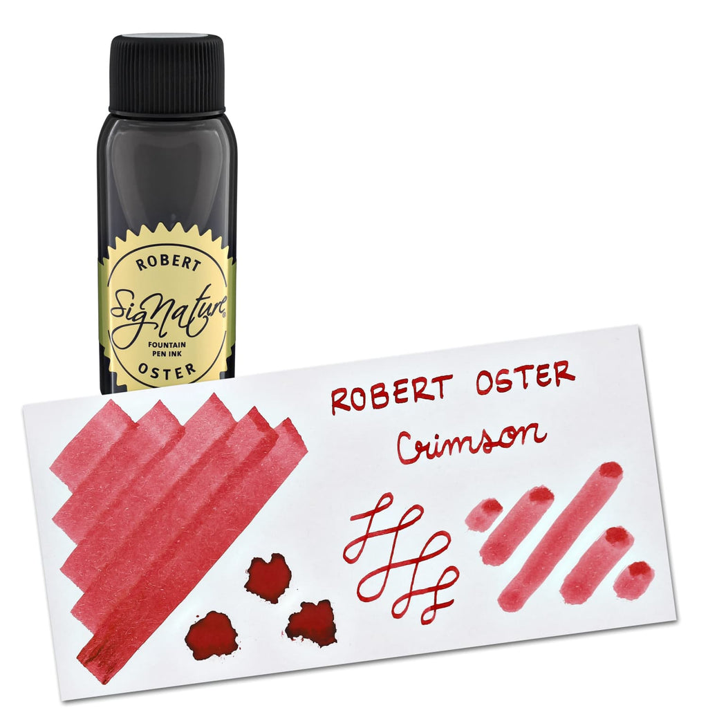 Robert Oster Bottled Ink in Crimson (Red) - 50 mL Bottled Ink