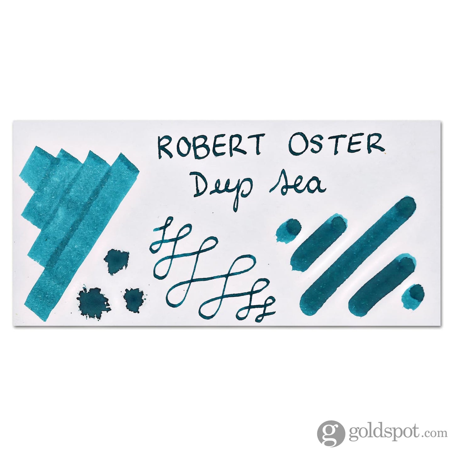 Robert Oster Bottled Ink in Deep Sea Teal - 50 mL Bottled Ink
