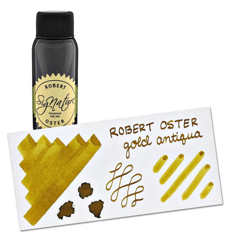 Robert Oster Bottled Ink in Gold Antiqua - 50 mL Bottled Ink