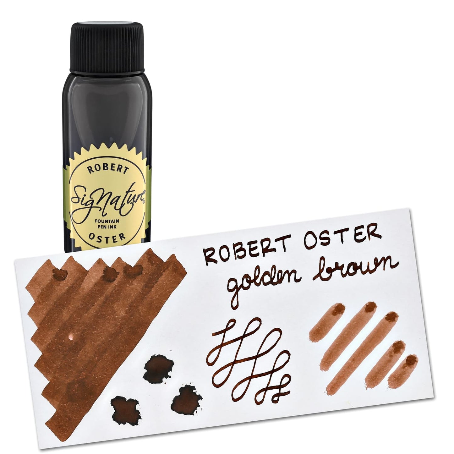 Robert Oster Bottled Ink in Golden Brown - 50 mL Bottled Ink