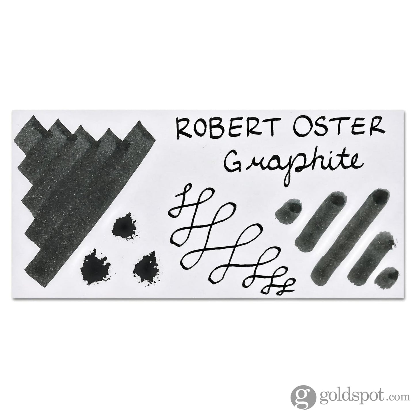Robert Oster Bottled Ink in Graphite Black - 50 mL Bottled Ink