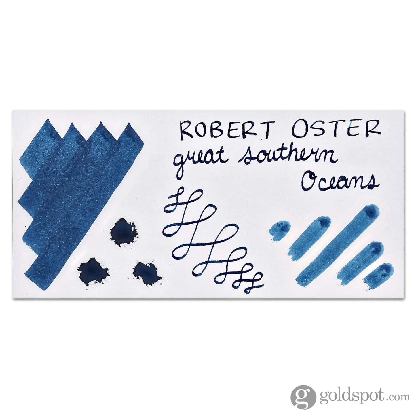Robert Oster Bottled Ink in Great Southern Ocean Blue - 50 mL Bottled Ink