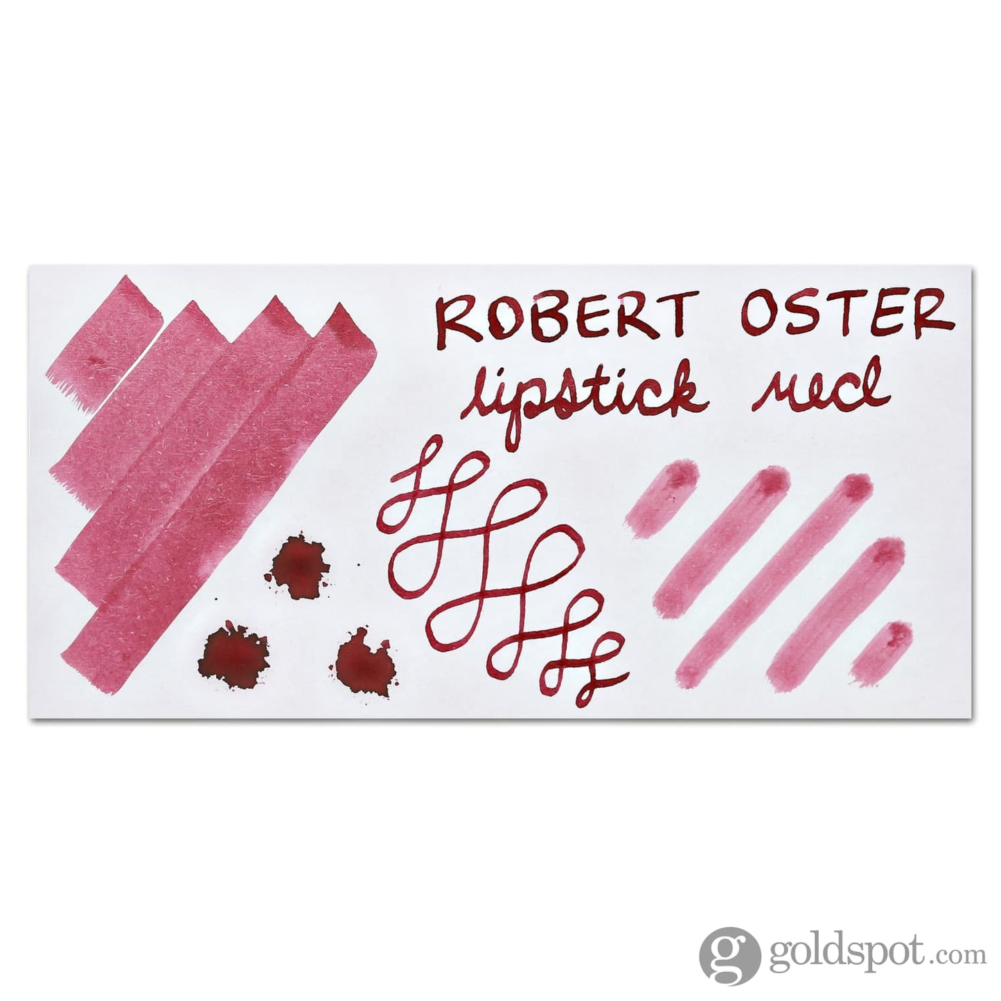 Robert Oster Bottled Ink in Lipstick Red - 50 mL Bottled Ink