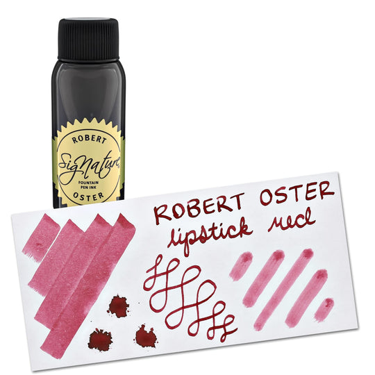 Robert Oster Bottled Ink in Lipstick Red - 50 mL