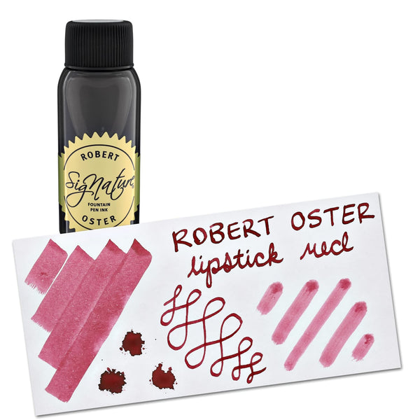 Robert Oster Bottled Ink in Lipstick Red - 50 mL Bottled Ink