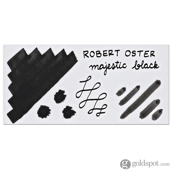 Robert Oster Bottled Ink in Majestic Black- 50mL Bottled Ink