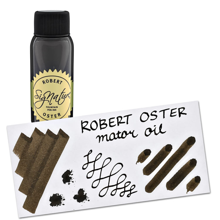 Robert Oster Bottled Ink in Motor Oil - 50 mL Bottled Ink