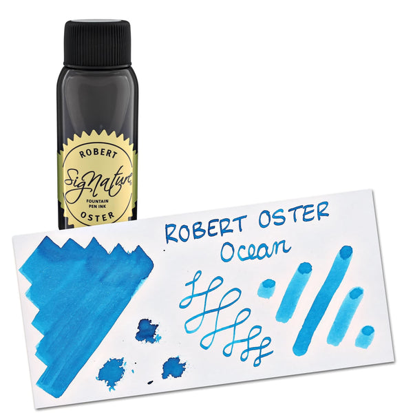 Robert Oster Bottled Ink in Ocean Blue - 50 mL Bottled Ink
