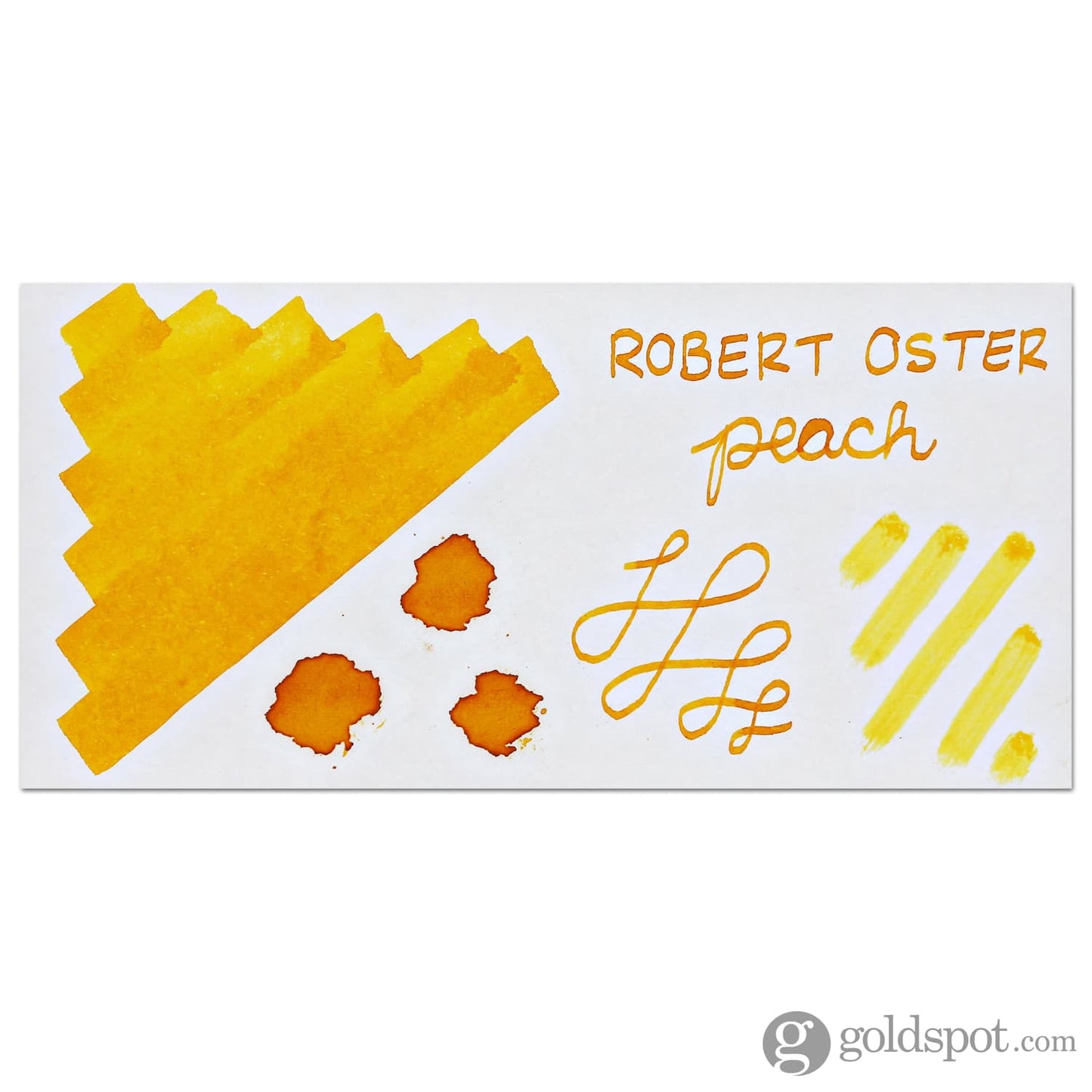 Robert Oster Bottled Ink in Peach (Orange) - 50 mL Bottled Ink