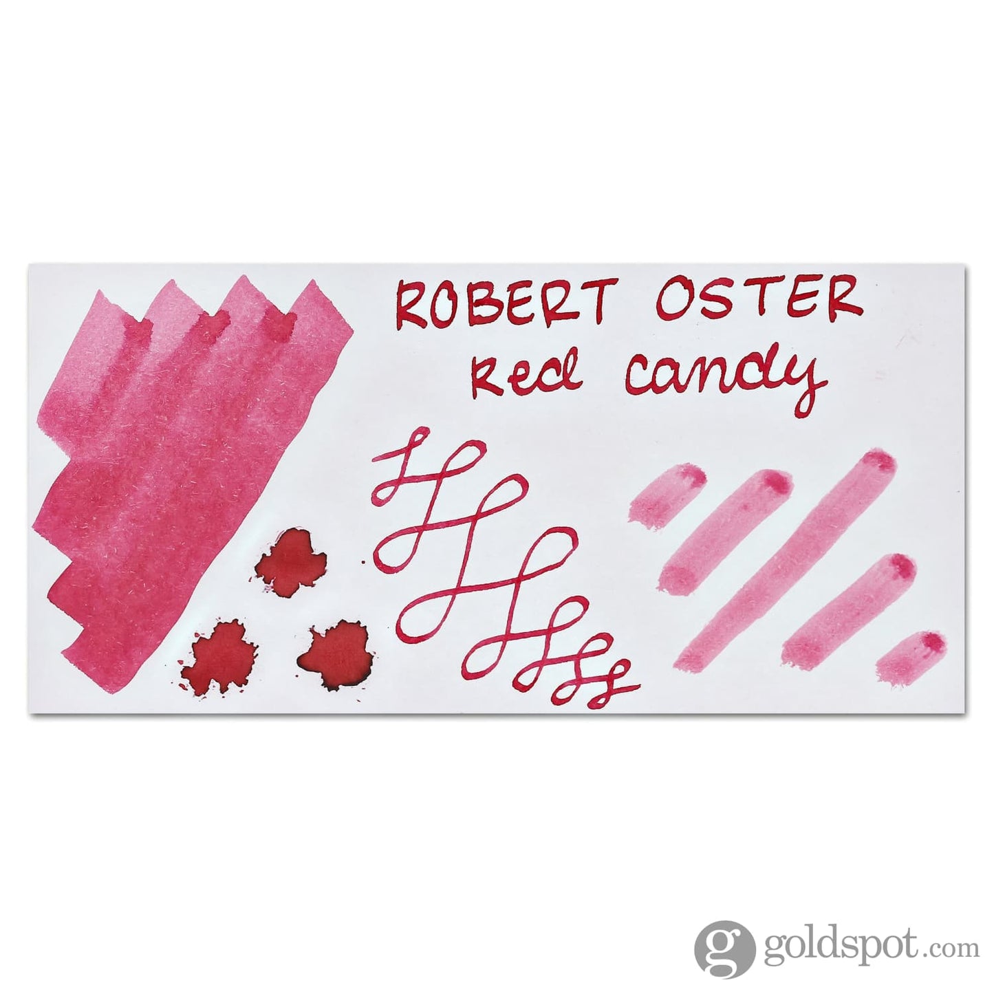 Robert Oster Bottled Ink in Red Candy - 50 mL Bottled Ink