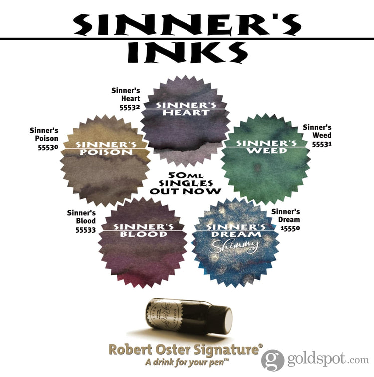 Robert Oster Bottled Ink in Sinner’s Weed 50 mL Bottled Ink