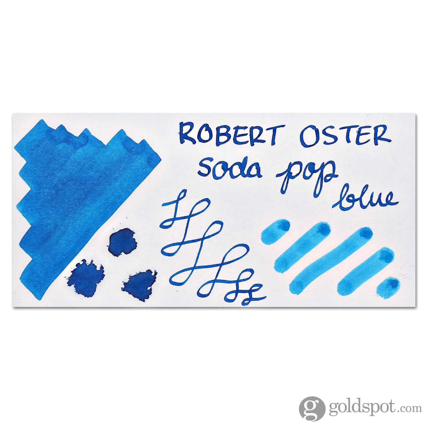 Robert Oster Bottled Ink in Soda Pop Blue - 50 mL Bottled Ink