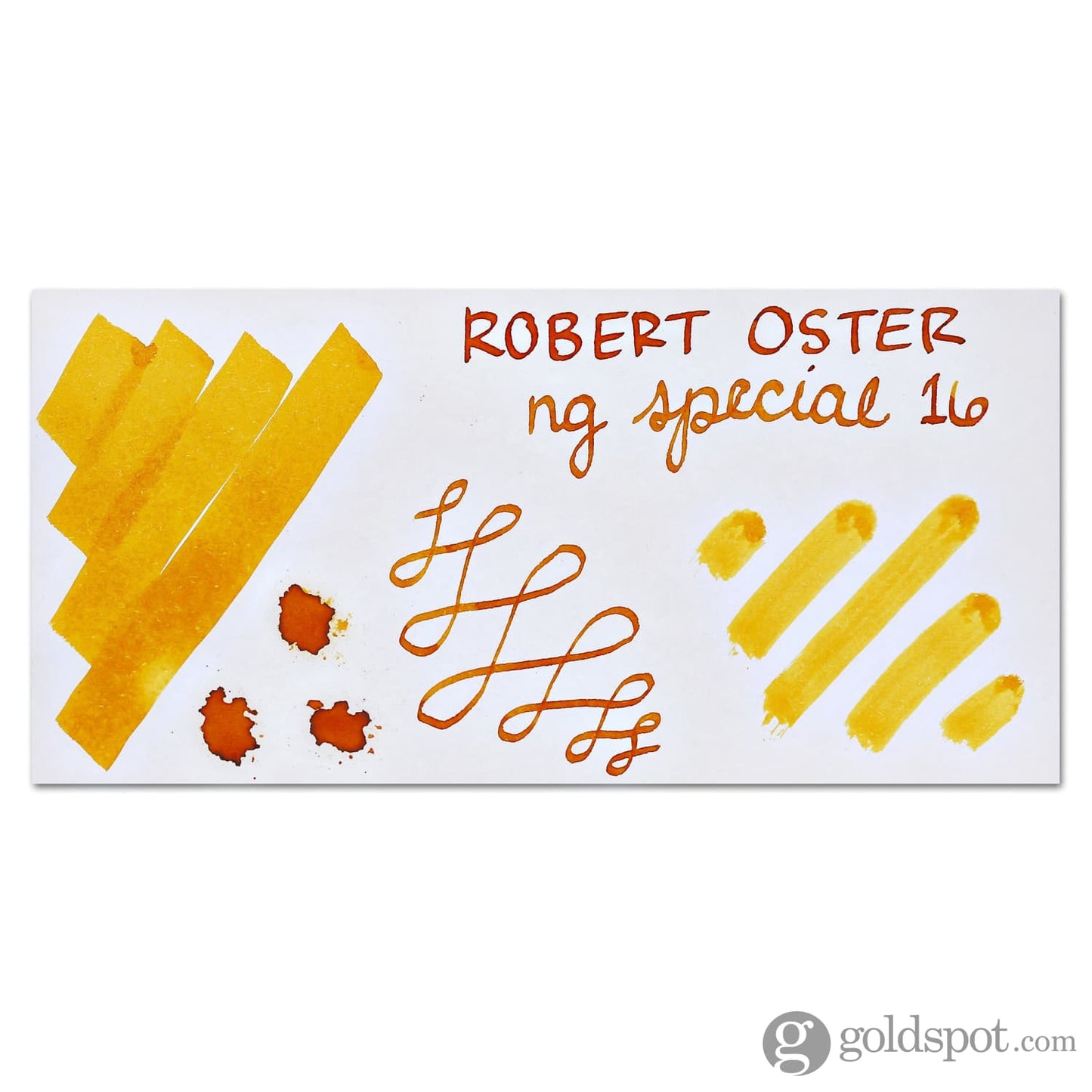 Robert Oster Bottled Ink in Special 16 (Orange) - 50 mL Bottled Ink