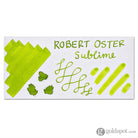 Robert Oster Bottled Ink in Sublime (Green Yellow) - 50 mL Bottled Ink